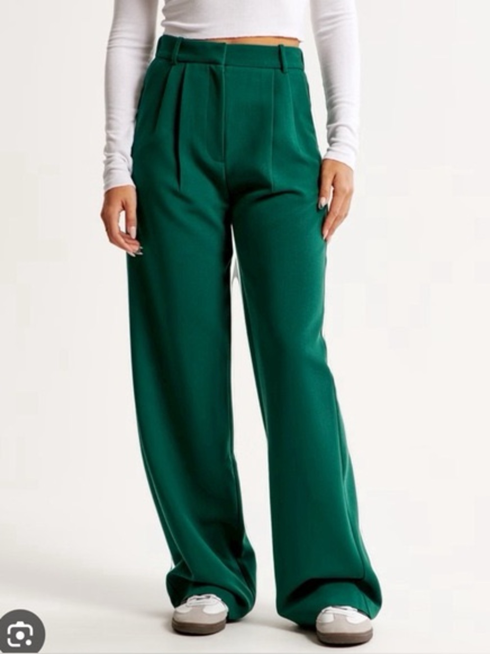 Abercrombie A&F Sloane Tailored Pant Emerald Green 00